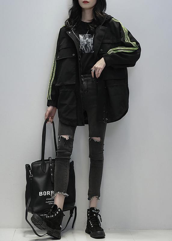 Luvik | mustia vaatteita naisille patchwork-hupparit, joissa on taskut