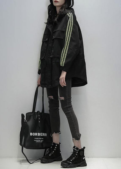 Luvik | mustia vaatteita naisille patchwork-hupparit, joissa on taskut