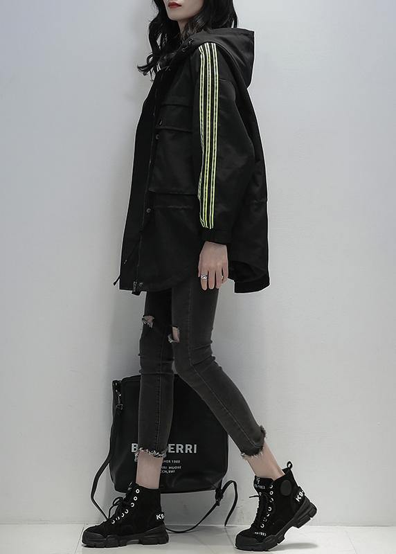 Luvik | mustia vaatteita naisille patchwork-hupparit, joissa on taskut