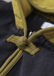 Luvik | Suunnittele pitkät päällystakit hienosta päällystekankaasta, kiinalaisilla nappeilla, keltainen huppari‍