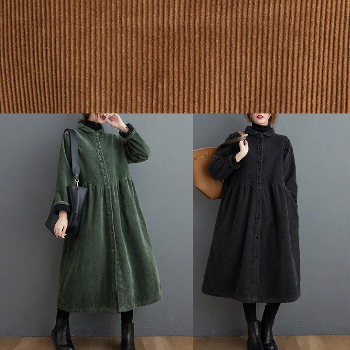 Luvik | jakke trench tynn pluss-størrelse tykk svart oversized