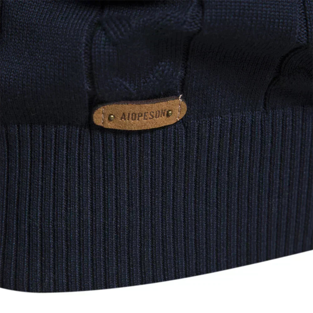 Luvik | Sweatshirt - Herre retro-mønstret collegegenser med behagelig og unik design