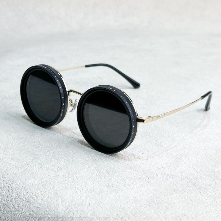 VisionRound polariserte solbriller – Unisex retro design med justerbart lysfilter | Luvikno