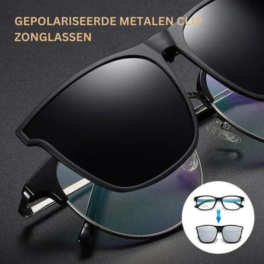 Clip-On Solbriller med Polariserte Linser og UV400 Beskyttelse | Luvikno