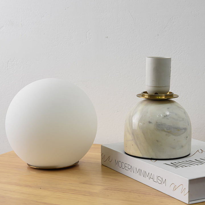 Marmor Orb Bordlampe | Luvikno