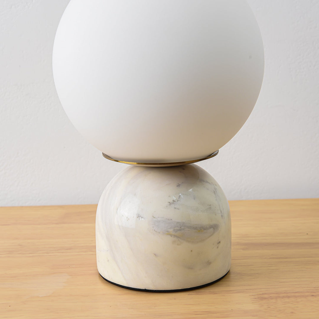 Marmor Orb Bordlampe | Luvikno
