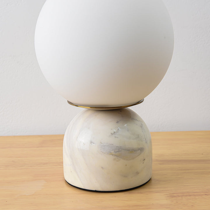 Marmor Orb Bordlampe | Luvikno