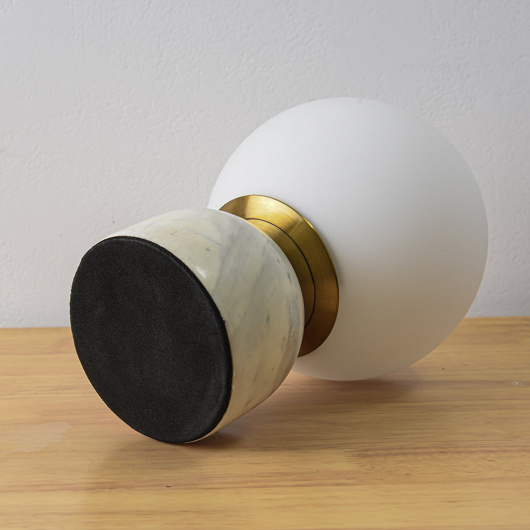 Marmor Orb Bordlampe | Luvikno