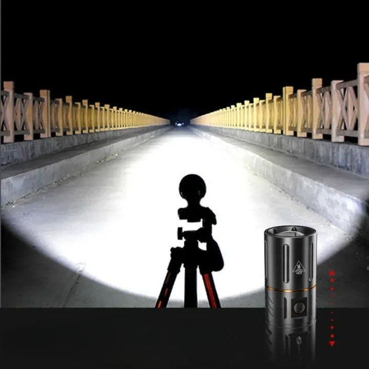 Ultra Bright Night Beam Rechargeable Flashlight | Luvikno