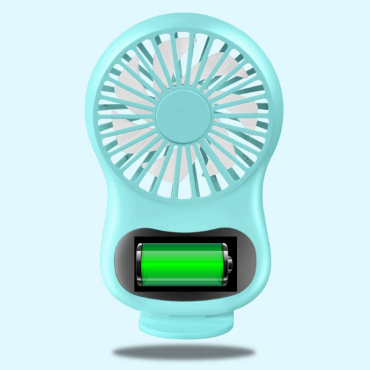 Multifunksjonell Klokke Liten Vifte Kreativ Desktop Mini USB Vifte (Hvit) | Luvikno