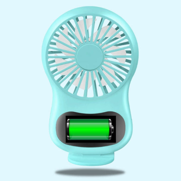 Multifunksjonell Klokke Liten Vifte Kreativ Desktop Mini USB Vifte (Hvit) | Luvikno