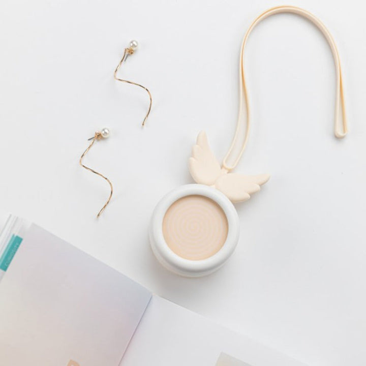 USB Ladevifte Børsteløs Hengehals Mini Sling Faul Fan(Angel Pink) | Luvikno