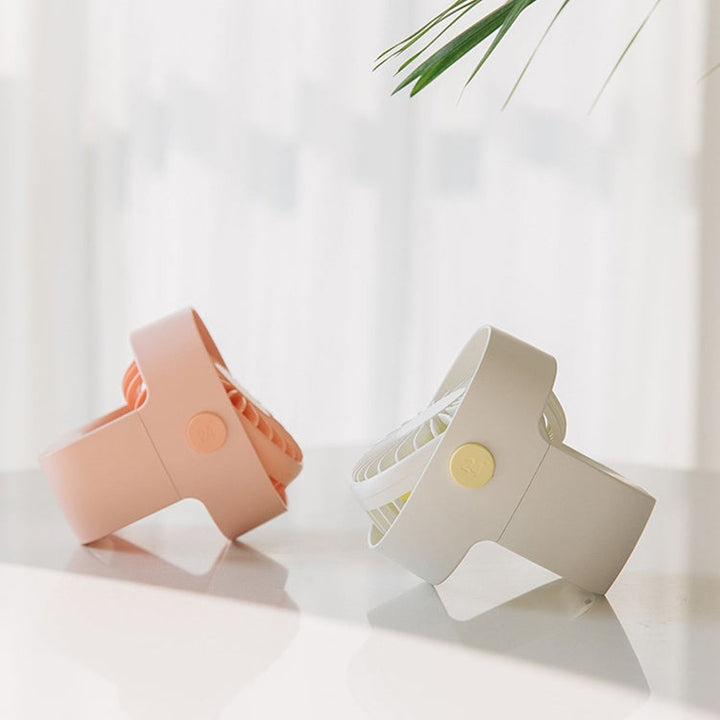 Håndholdt Desktop Utendørs Student Stille USB Mini Vifte (Rosa) | Luvikno