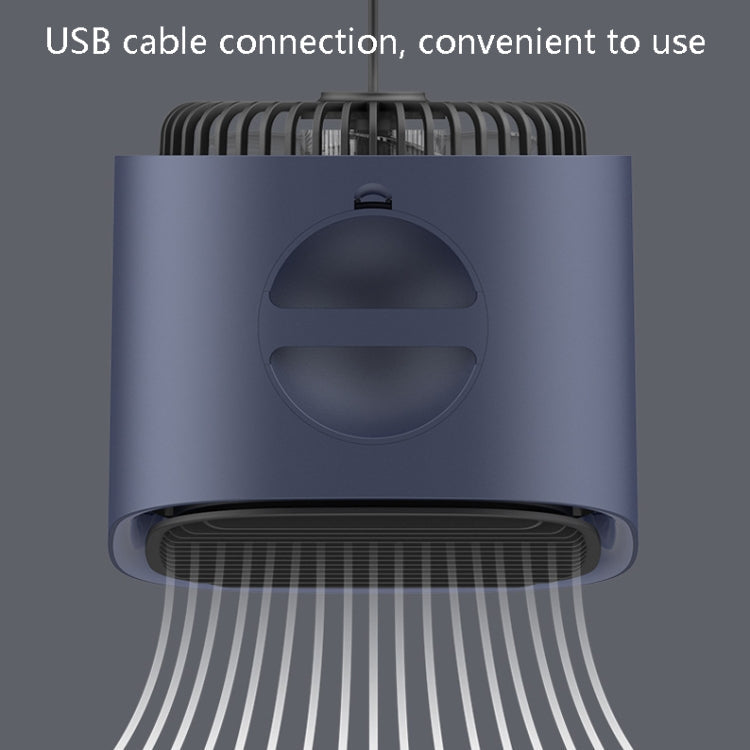 Desktop Kjølevifte USB Bærbar Kontor Kald Luftkondisjoneringsvifte, Farge: M201 Himmelhvit | Luvikno