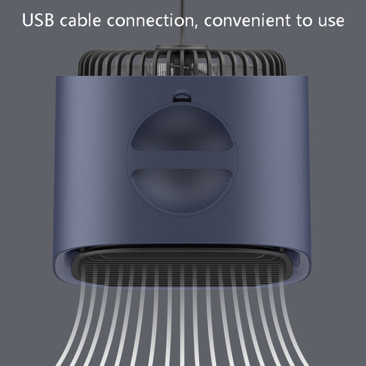 Desktop Kjølevifte USB Bærbar Kontor Kald Luftkondisjoneringsvifte, Farge: M201 Himmelhvit | Luvikno