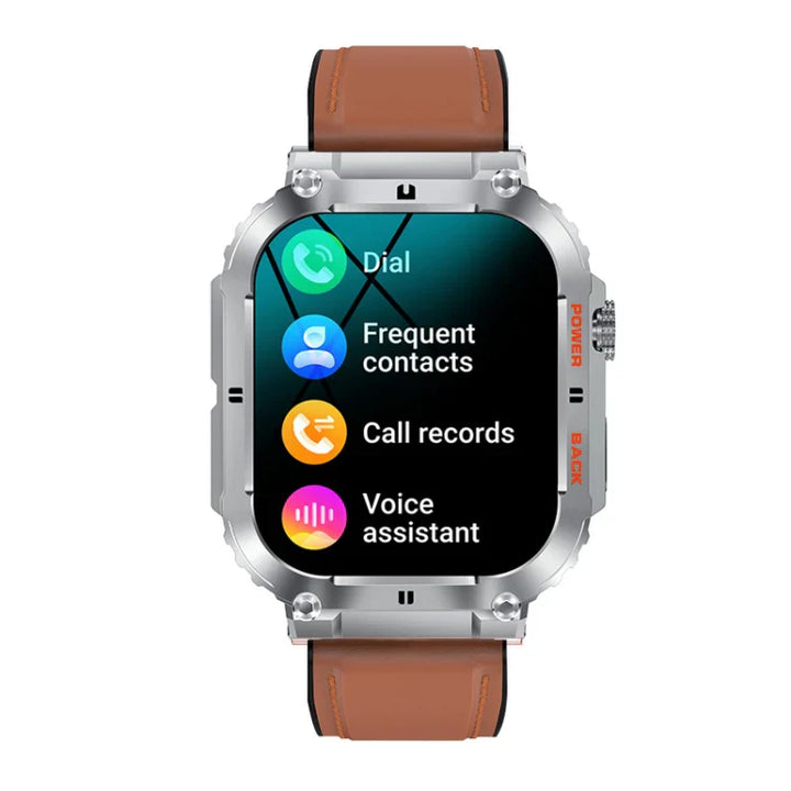 Slitesterk Smartwatch – Vanntett beskyttelse med militærgrad holdbarhet Luvikno