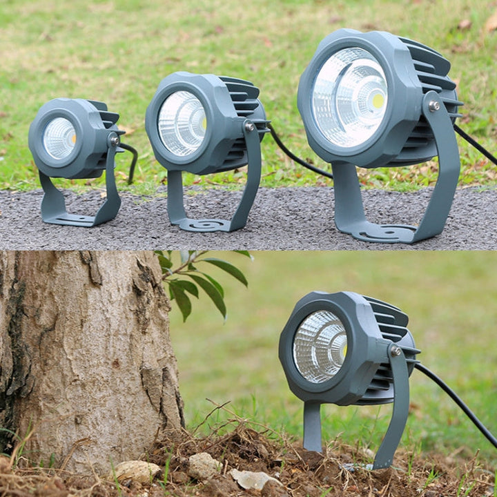 Luvikno | COB LED Ute Flomlys – Vanntett Justerbart Spotlight for Hager, Reklametavler & Utendørs Belysning (7 Farger, 20W)