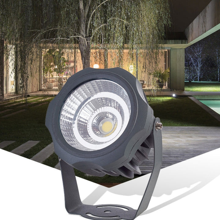 Luvikno | COB LED Ute Flomlys – Vanntett Justerbart Spotlight for Hager, Reklametavler & Utendørs Belysning (7 Farger, 20W)