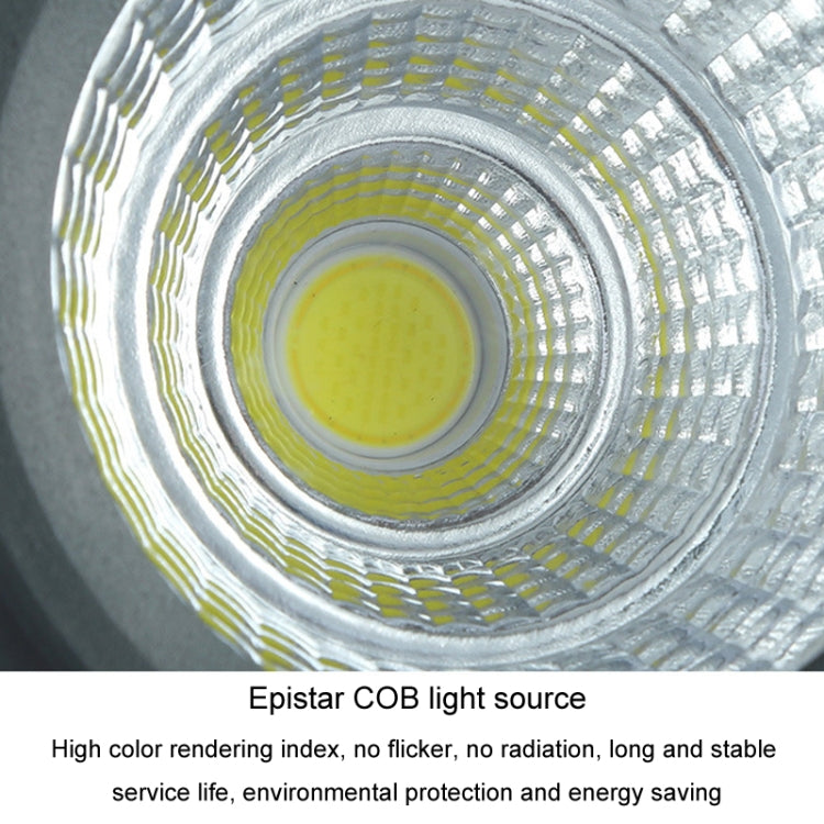 Luvikno | COB LED Ute Flomlys – Vanntett Justerbart Spotlight for Hager, Reklametavler & Utendørs Belysning (7 Farger, 20W)