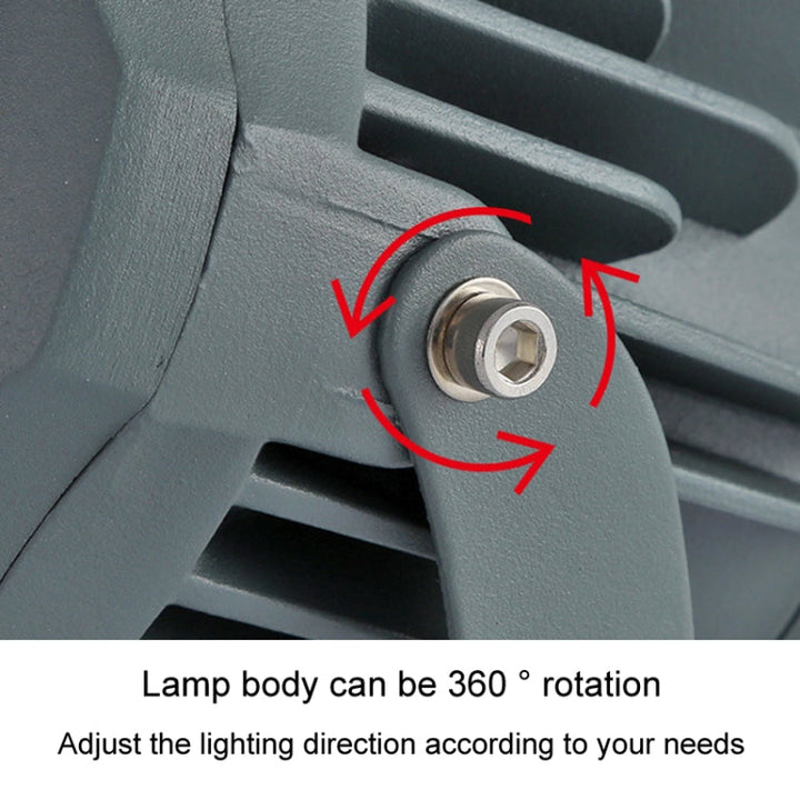 Luvikno | COB LED Ute Flomlys – Vanntett Justerbart Spotlight for Hager, Reklametavler & Utendørs Belysning (7 Farger, 20W)