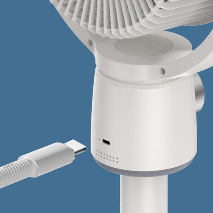 Luftsirkulasjonsvifte Turbo Lys Konveksjonsstående vifte Fjernkontroll Timer Gulvvifte, Stil: USB-plugg | Luvikno
