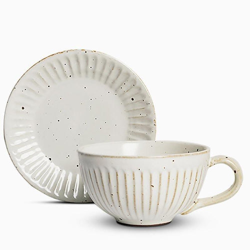 ElegantBowl – Sett med 2 steintøyboller med skje Luvikno