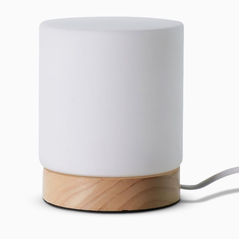 Luvikno | LumiGlow Raffinert Glass Bordlampe med Touch-LED