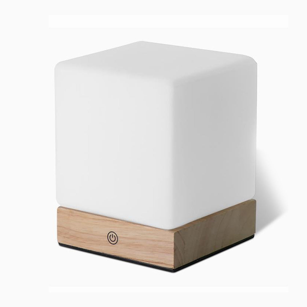 Luvikno | GlowCube Trådlamp LED Bordlampe – Moderne og Energibesparende