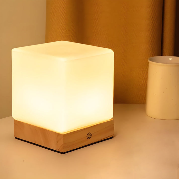 Luvikno | GlowCube Trådlamp LED Bordlampe – Moderne og Energibesparende