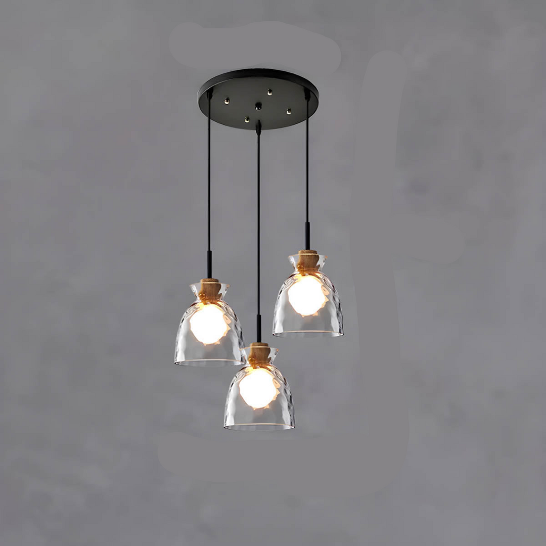 Luvikno | LuxeGlow Chic Glass lysekrone - Moderne elegant glass taklampe