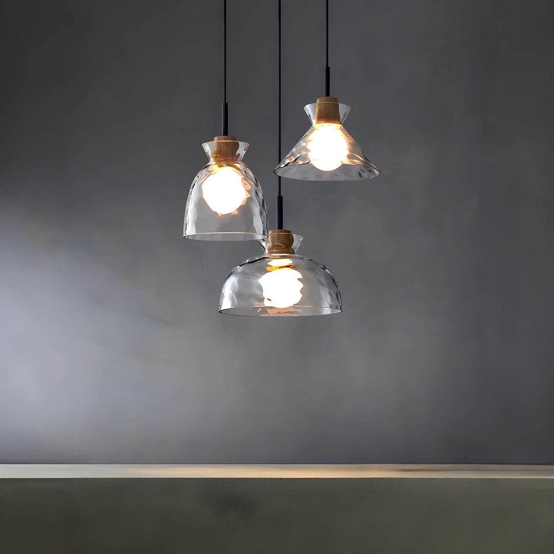 Luvikno | LuxeGlow Chic Glass lysekrone - Moderne elegant glass taklampe