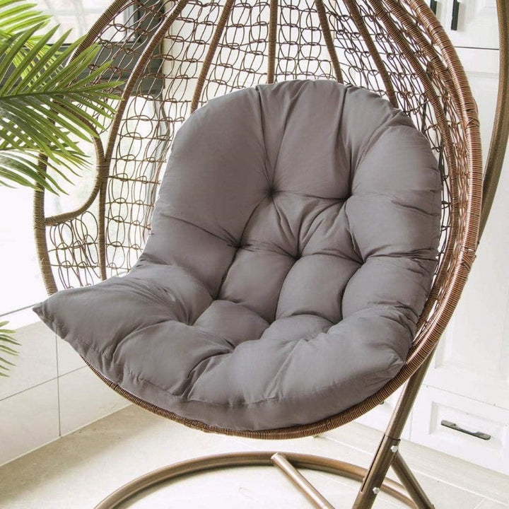 Comfortputen for Hage- og Svingestol – Mørk Grå – 80x120 cm – For Innendørs & Utendørs | Luvikno
