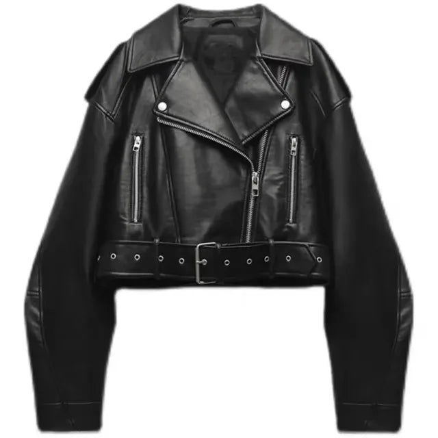 Luvik | Moderne Kort Biker-jakke