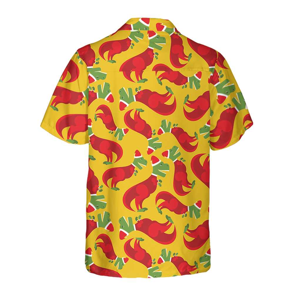 Luvik | T Rex Joulupukin asussa Havaiji-paita, Hauska joulupaita, Paras joululahja