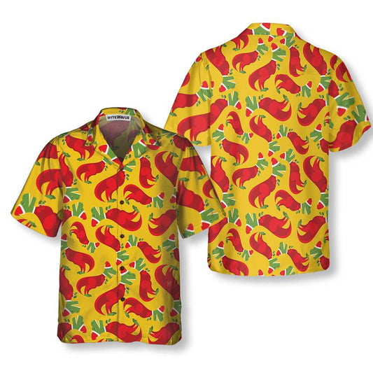 Luvik | T Rex Joulupukin asussa Havaiji-paita, Hauska joulupaita, Paras joululahja