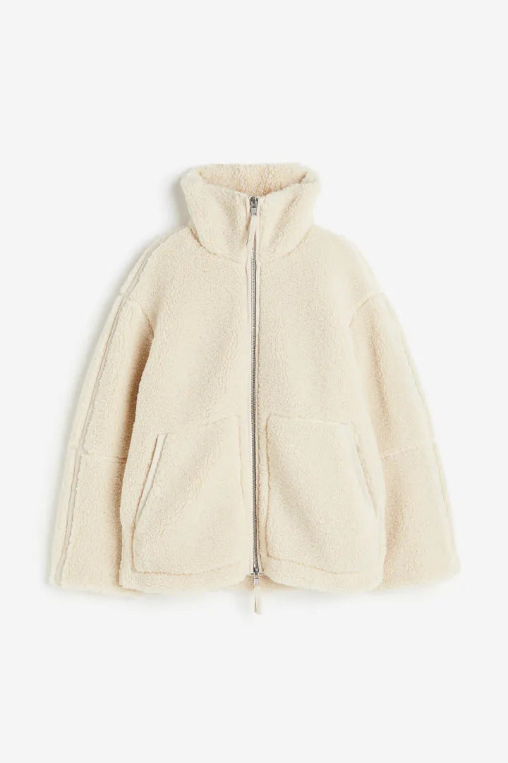 Luvik | Overstor fleece-jakke med avslappet passform og myk, varm stoff for kvinner