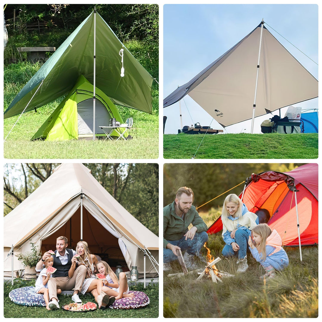 Telescopisk stang for telt Justerbar Aluminium | Luvikno