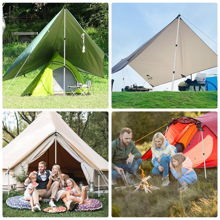 Telescopisk stang for telt Justerbar Aluminium | Luvikno