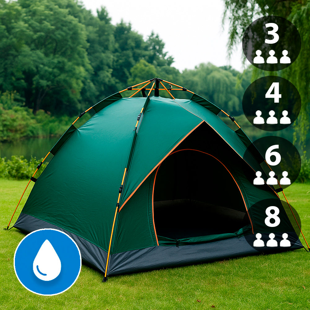 Quick-Up-Telt for 3–8 Personer | Luvikno