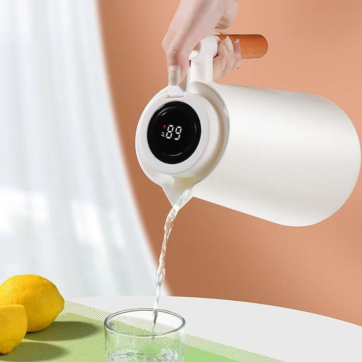 Termisk kanne med temperaturdisplay 1 L | Luvikno