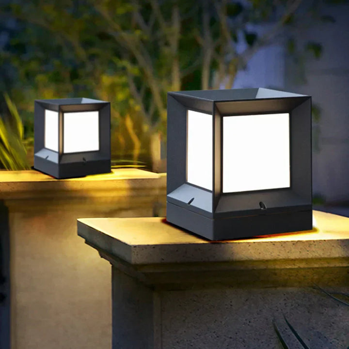 Utestående lampe for porter og innkjørsler - Moderne belysning med LED | Luvikno