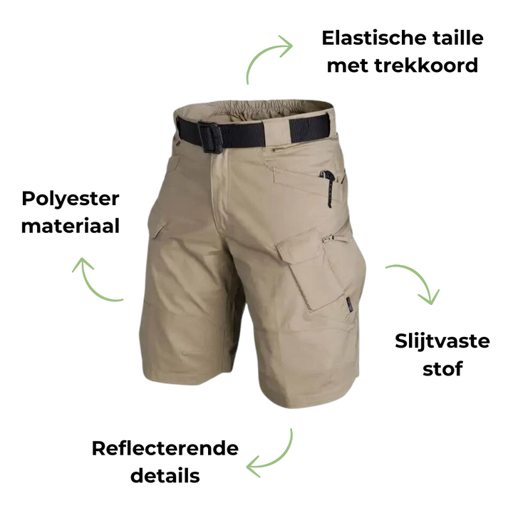 Luvik | Cargo Shorts Kestävä, Hengittävä Ja Tilava Taskut Ulkoiluun