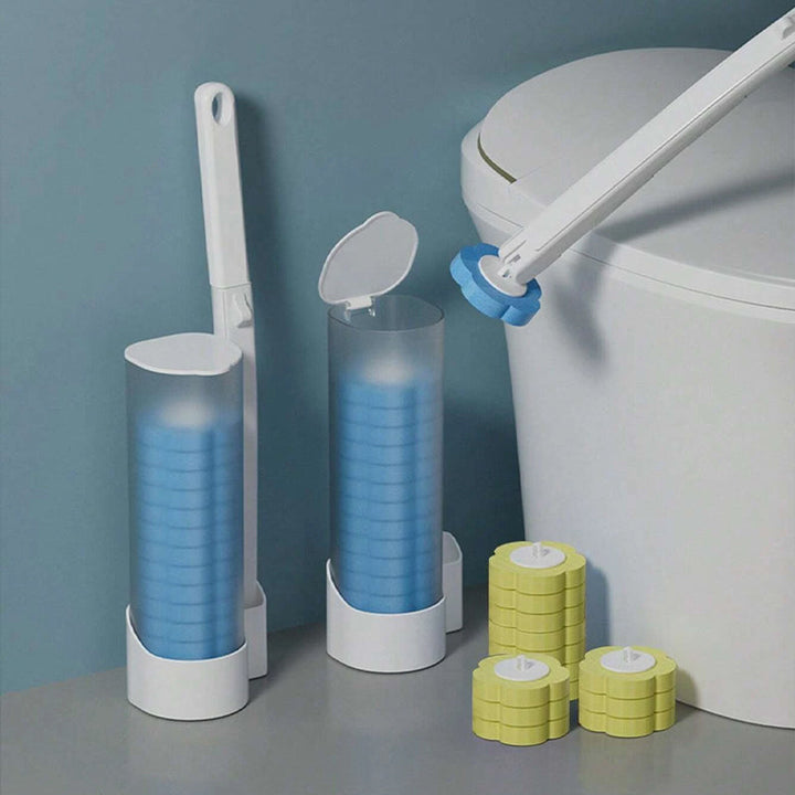 HygiBrush engangs toalettbørste med utskiftbare svamp hoder | Luvikno