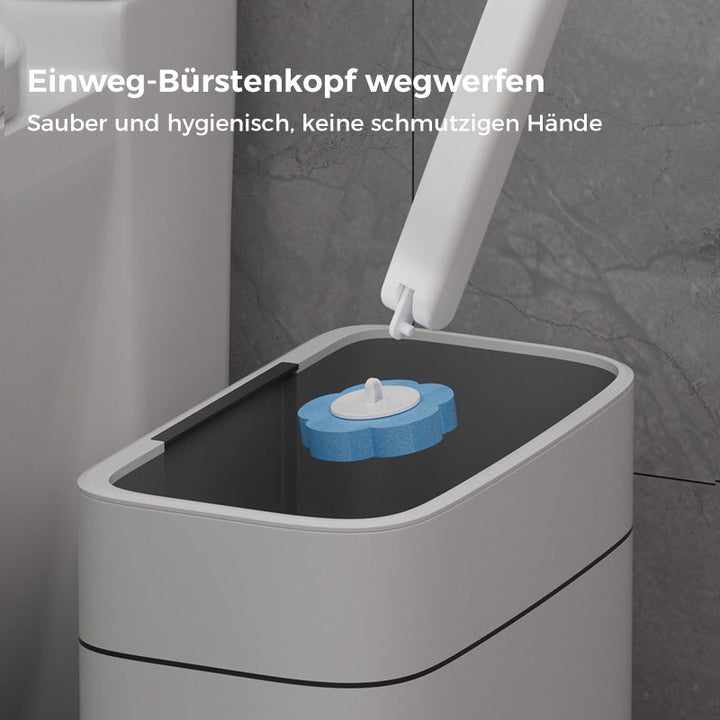 HygiBrush engangs toalettbørste med utskiftbare svamp hoder | Luvikno