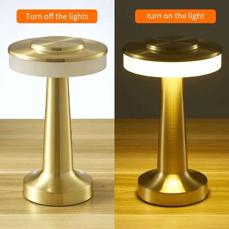 Luvikno | Elegaza Bordlampe - Elegant Bærbar LED-lampe