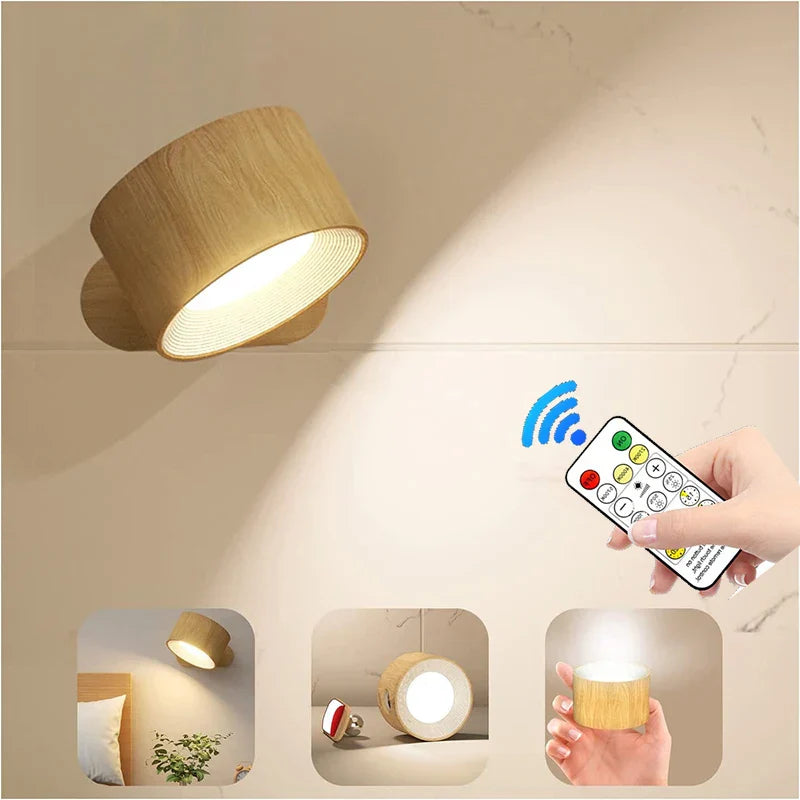 Luvikno | LuminEase Magnetisk LED Vegglampe