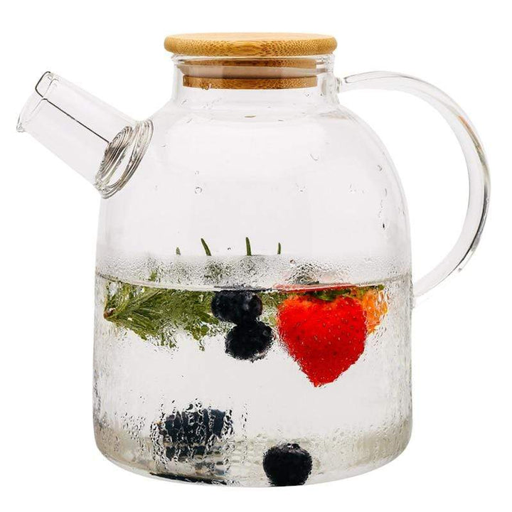 Gjennomsiktig borosilikatglass tekanne Luvikno