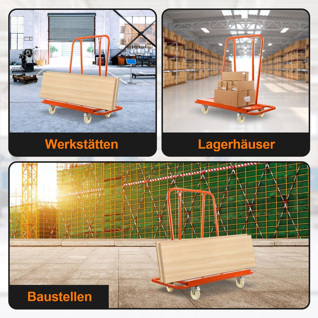Flatbed vogn Transportvogn opp til 1000kg | Luvikno