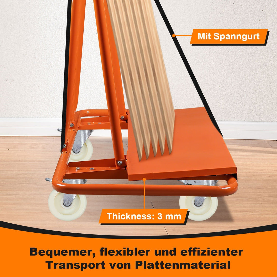 Flatbed vogn Transportvogn opp til 1000kg | Luvikno