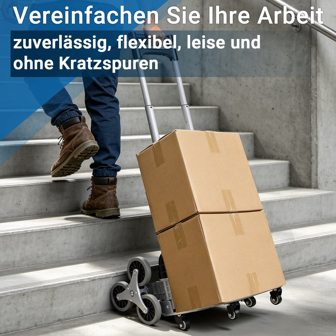 Trappetransportvogn Sammenleggbar Trappetruck opptil 75kg | Luvikno